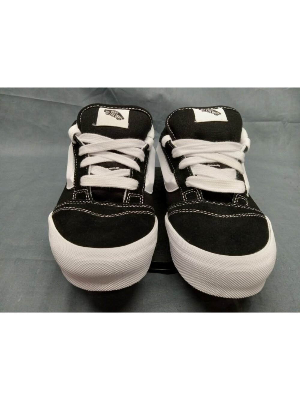 Vans Boys Knu School Sneakers 3D Stripe Black White Size 5 NEW NO BOX! - Picture 3 of 12